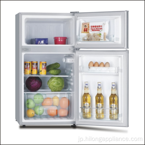 両開きドアトップマウント冷凍冷蔵庫